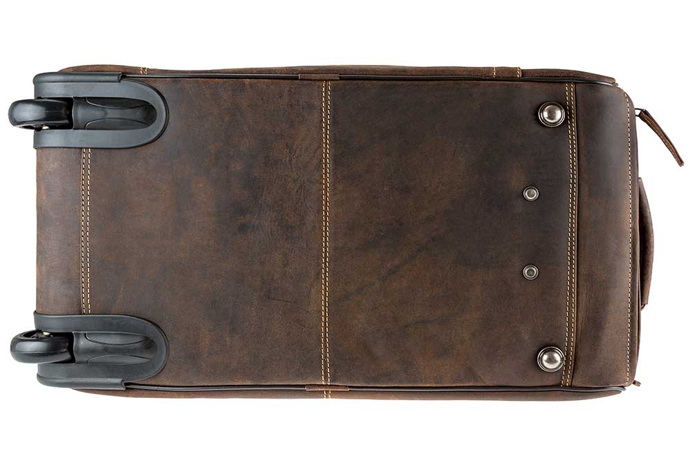 Alpenleder Leder Reisetasche Trolley Koffer ROM - Image 8